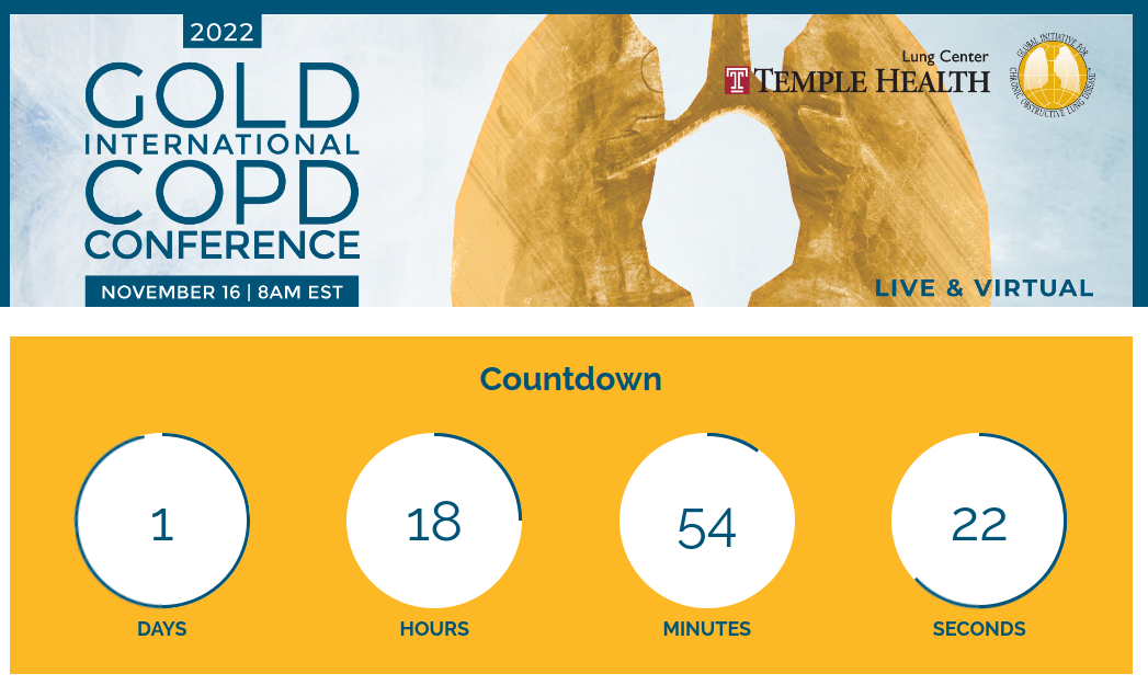 Encabezado Convocatia GOLD International COPD Conference
