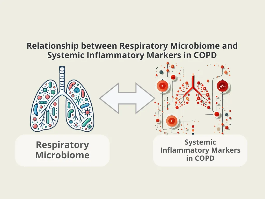 Respiratory microbiome and systemic inflammation in COPD