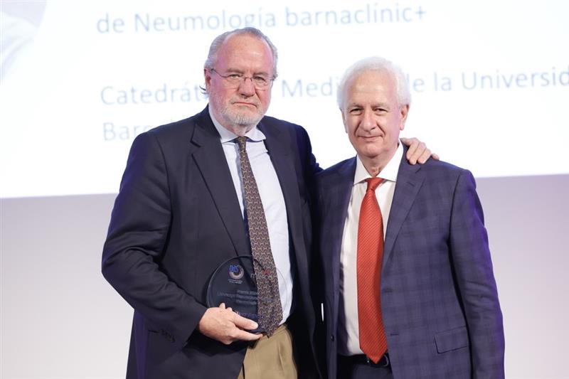 Premios MERCO-OdS: Dr. Àlvar Agustí García-Navarro premiado en la especialidad - neumología