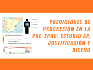 Predictores de progresión en la pre-EPOC estudio 3P, justificación y diseño
